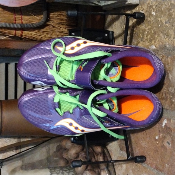 NWOT Saucony Spitfire 2 Women's Sz 7 Track Field Spike's Cleats Running  Shoes - Picture 4 of 9